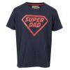 Denim & Casual Super Dad t-skjorte marine