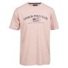 Vinson Polo Club Henley t-skjorte rosa