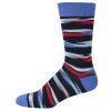 Safa sokker stripemønstret blå