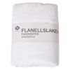 Sov Godt stretch flanellslaken i førsteklasses bomullskvalitet. hvit