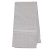 Hverdag kjøkkenhåndkle med striper resirkulert 50x70cm grått med lysere grå striper