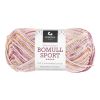 Bomull Sport 50gr garnnøste 395-rosa/oransje print