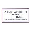 Magnet A day without wine orginal