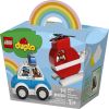 LEGO® DUPLO® Creative Play Brannhelikopter og politibil original