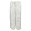 Nightwear Halley pyjamas med print hvit/lysegrønn