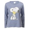 Snoopy pyjams med lang erm blå