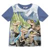 Jurassic World t-skjorte med trykk blå.