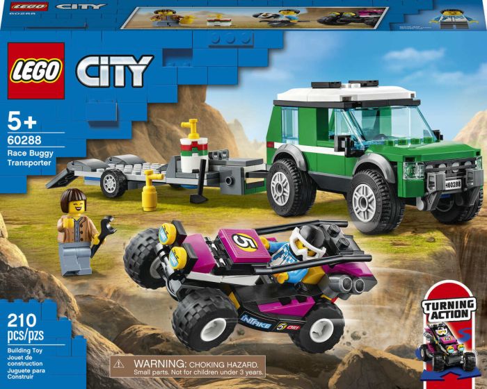 LEGO® City Great Vehicles Hengertransport med racerbuggy original