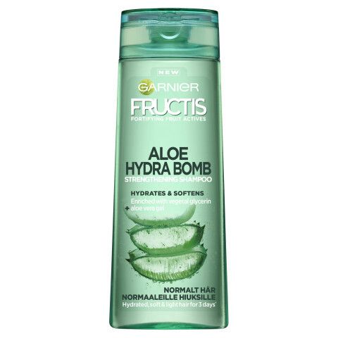 Fructis Aloe Hydra Bomb Shampoo original.