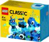 Lego Classic Blå kreativitetsklosser standard