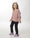 Kids World Julia genser strikket med lurex detalj rosa