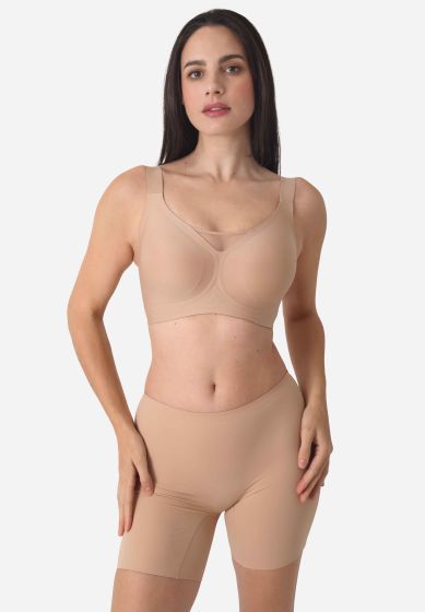 Bonded Mikro Bra Beige.