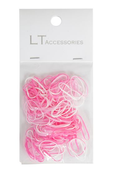 LT Kids Accessories Silicone elastic - small hårspenne rosa