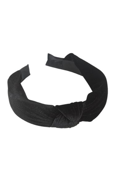LT Accessories Hårbånd knot - Velour sort