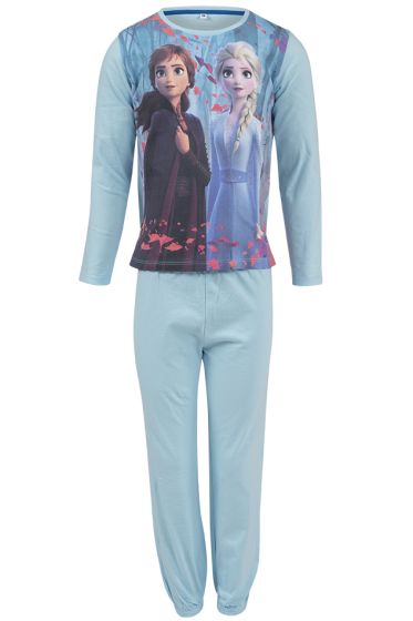 Disney Frozen pyjamas sett i 100% bomull blå
