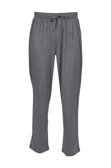Basic pyjamasbukse i fleece grå