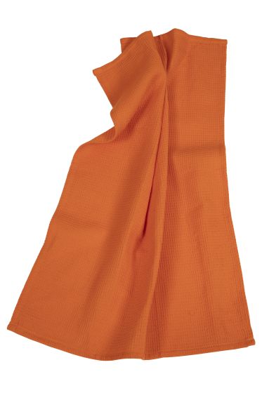 Hverdag vaffel kjøkkenhåndkle 50x70cm oransje