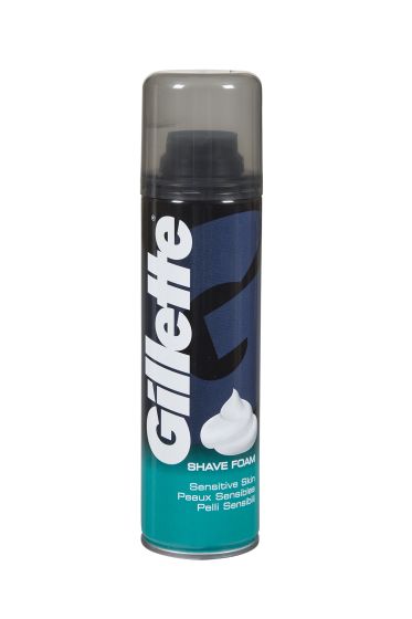 Gillette 200ml barberskum sensitive sensitive.