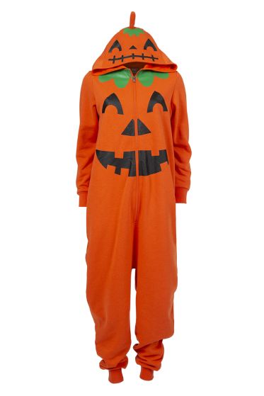 Halloween Jumpsuit Gresskar oransje
