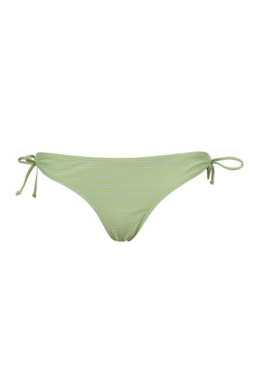Swimwear stripet bikinitruse lime-hvit