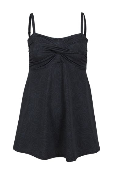 Swimwear Gili badekjole med print sortmønstret