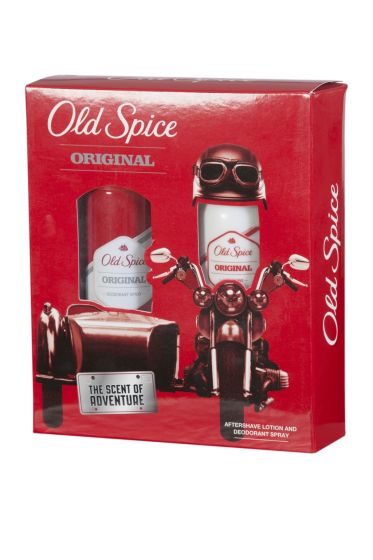 Old Spice Original Aftershave & Deodorant Spray Gaveeske original