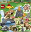 Lego Duplo Jurassic World T. rex and Triceratops Dinosaur på rømmen original