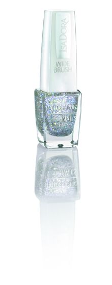 IsaDora Holographic Nails 870 Silver Bling