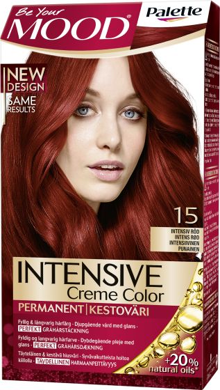 Schwarzkopf Mood Permanent hårfarge mood 15 intense red 