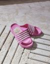 Sport slippers rosa-hvit