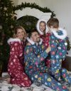 Crazy Christmas Jolly jumpsuit i fleece til barn grønn