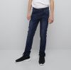 Run jeans basic modell 5 lommers i ekstra myk kvalitet mørkeblå