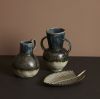 Tage keramikkrukke med to hanker blågrå