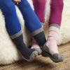 Safa Ullfrotte sokker 2pk rosa/grå