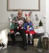Crazy Christmas Elf 3D julegenser med musikk Herre grønn