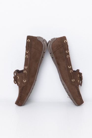 Loafer mokkasin Louise Mørk brun