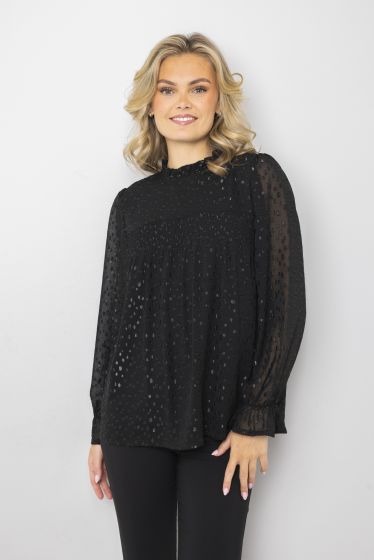 Bluse Adelina Sort