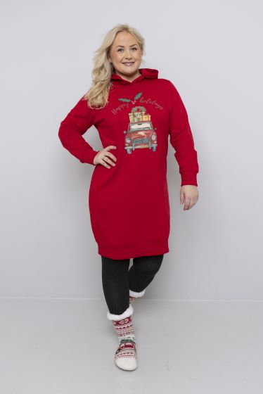 Kjole dame Rød