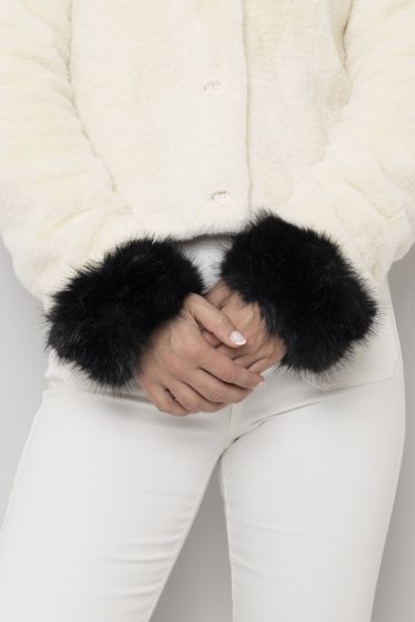 Arm cuffs Sabina Sort