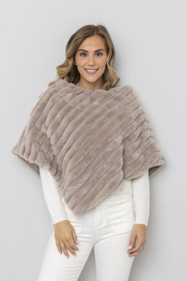Poncho Sabina Beige