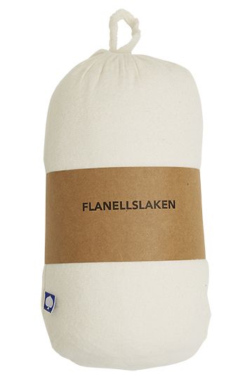 Sov Godt  stretch flanellslaken i førsteklasses bomullskvalitet. offwhite