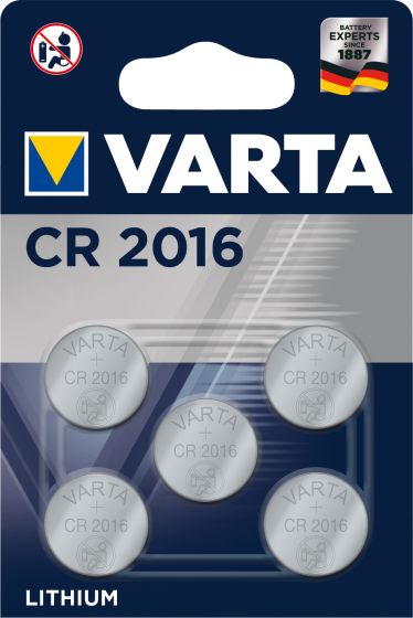 Varta Litium knappcellebatteri CR 2016 BL-5 standard