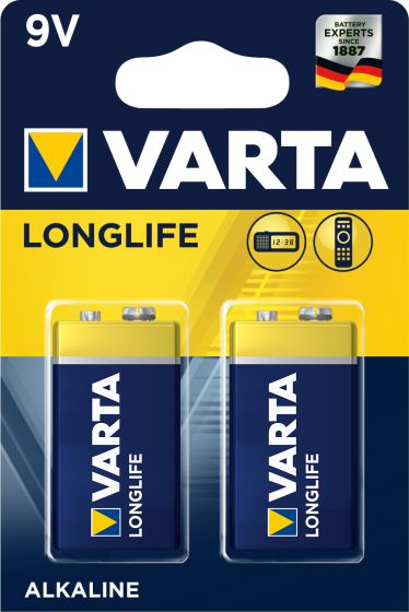 Varta Batteri Longlife 9V - BL 2 9v