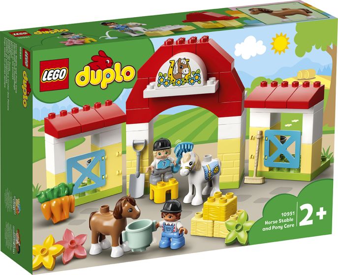 Lego Duplo Town Stall med ponni original