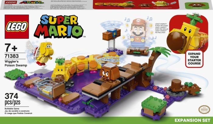 LEGO® Super Mario Ekstrabanesett Wigglers giftsump original