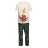 Pyjamas Unisex Grinchen Grønn-hvitmønstret