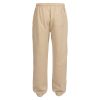 Mason joggebukse med strikk og snøring i livet Beige