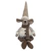 Mus med nisselue beige 50cm Beige