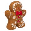 Pepperkake pute 32x36cm Snowfalke Brun