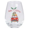 Julebilen glass 2pk Gjennomsiktig